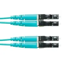 Патч-корд Panduit FX2ELLNLNSNM003 2x50/125 OM3 LC дуплекс-LC дуплекс 3м LSZH аквамарин