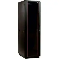 Шкаф серверный ЦМО (ШТК-М-42.8.10-1ААА-9005) напольный 42U 800x1000мм пер.дв.стекл задн.дв.спл.стал.лист 2 бок.пан. направл.под закл.гайки 550кг черный 855мм 134.6кг 180град. 2030мм IP20 сталь