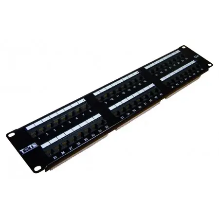 Патч-панель Lanmaster TWT-PP48UTP 19" 2U 48xRJ45 кат.5e UTP