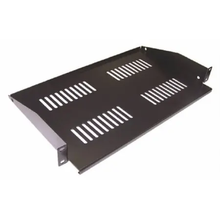 Полка стационарная Lanmaster TWT-CB-SF300-2U/60 2U нагр.:60кг. 19" 300мм черный (упак.:1шт)