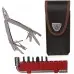 Мультитул Victorinox SwissTool Spirit X (3.0235.N) 105мм 35функц. мини-отвертка/штопор/набор бит/удлинитель/чехол нейлоновый серебристый подар.коробка