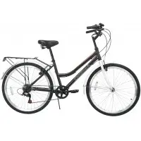 Велосипед Digma Megapolice городской рам.:16" кол.:26" черный 15.7кг (MEGAPOLICE-26/16-ST-R-BK)