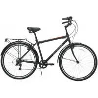 Велосипед Digma Prosperity городской рам.:19" кол.:28" черный 15.5кг (PROSPERITY-28-ST-R-BK)
