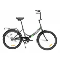 Велосипед Digma Acrobat городской (подростк.) складной рам.:16" кол.:24" серый 13.8кг (ACROBAT-24/16-ST-R-DGY)