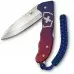 Нож перочинный Victorinox Evoke Alox (0.9415.D221) 136мм 5функц. синий/красный подар.коробка