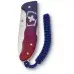 Нож перочинный Victorinox Evoke Alox (0.9415.D221) 136мм 5функц. синий/красный подар.коробка