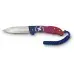 Нож перочинный Victorinox Evoke Alox (0.9415.D221) 136мм 5функц. синий/красный подар.коробка