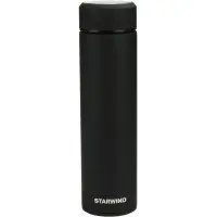 Термос Starwind 22-500 0.45л. черный картонная коробка