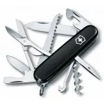 Нож перочинный Victorinox Huntsman (1.3713.3) 91мм 15функц. черный карт.коробка