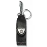 Чехол Victorinox Leather Hang Case (4.0515) кожа натуральная черный с карабином и отверстием для фонарика без упаковки