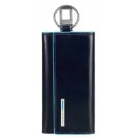 Ключница Piquadro Blue Square PC1397B2/BLU2 синий натур.кожа