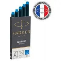 Картридж Parker Quink Ink Z11 (OLD1950383) синие чернила смывающиеся для ручек перьевых (5шт)