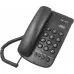 Телефон проводной Texet TX-241 черный