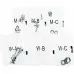 Кронштейн для телевизора Ultramounts UM860 черный 13"-27" макс.20кг настенный поворот и наклон