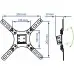 Кронштейн для телевизора Kromax VEGA-8 черный 15"-42" макс.15кг настенный наклон
