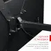 Кронштейн для телевизора Holder LCDS-5520-B черный 32"-55" макс.45кг настенный поворотно-выдвижной и наклонный