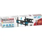 Кронштейн для телевизора Arm Media LCD-418 черный 32"-65" макс.35кг настенный поворотно-выдвижной и наклонный