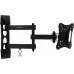 Кронштейн для телевизора Ultramounts UM895 черный 13"-27" макс.15кг настенный поворотно-выдвижной и наклонный