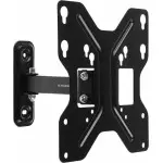 Кронштейн для телевизора Ultramounts UM898 черный 23"-42" макс.30кг настенный поворотно-выдвижной и наклонный