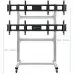 Подставка для телевизора Onkron FSPRO2L-22 серебристый 40"-55" макс.200кг напольный мобильный