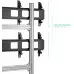 Подставка для телевизора Onkron FSPRO2L-22 серебристый 40"-55" макс.200кг напольный мобильный