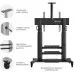 Подставка для телевизора Onkron TS2811 черный 60"-100" макс.147.8кг напольный мобильный