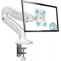 Кронштейн для мониторов Onkron G80W белый 13"-32" макс.8кг настольный поворот и наклон верт.перемещ.