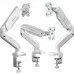 Кронштейн для мониторов Onkron G80W белый 13"-32" макс.8кг настольный поворот и наклон верт.перемещ.