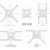 Кронштейн для телевизора Onkron M4 белый 32"-65" макс.35кг настенный поворот и наклон
