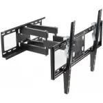 Кронштейн для телевизора Kromax OPTIMA-409 черный 32"-65" макс.45кг настенный поворотно-выдвижной и наклонный