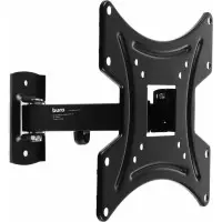 Кронштейн для телевизора Buro FL1S черный 20"-48" макс.15кг настенный поворот и наклон