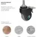 Крепление универсальное Onkron AWL-75B черный напольный мобильный