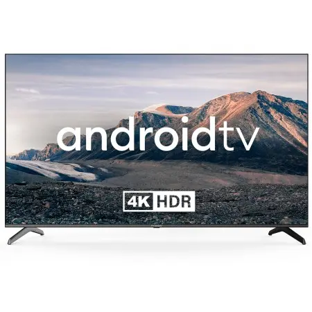 Телевизор LED Hyundai 75" H-LED75BU7006 Android TV Frameless черный 4K Ultra HD 60Hz DVB-T DVB-T2 DVB-C DVB-S DVB-S2 USB WiFi Smart TV