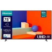 Телевизор LED Hisense 75" 75A6K черный 4K Ultra HD 60Hz DVB-T DVB-T2 DVB-C DVB-S DVB-S2 USB WiFi Smart TV