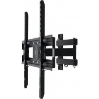 Кронштейн для телевизора Buro MF2 черный 32"-70" макс.35кг настенный поворотно-выдвижной и наклонный