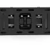 Кронштейн для телевизора Buro MF3 черный 32"-70" макс.40кг настенный поворотно-выдвижной и наклонный
