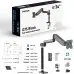 Кронштейн для мониторов Onkron G75 черный 13"-34" макс.12кг настольный поворот и наклон