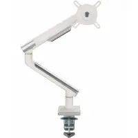 Кронштейн для мониторов Ultramounts UM713W белый 17"-32" макс.9кг крепление к столешнице поворот и наклон