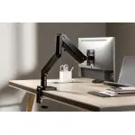 Кронштейн для мониторов Ultramounts UM730 черный 17"-45" макс.16кг крепление к столешнице поворот и наклон