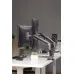 Кронштейн для мониторов Ultramounts UM735BL черный/серый 17"-27" макс.7кг крепление к столешнице поворот и наклон