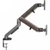 Кронштейн для мониторов Ultramounts UM735WD серый/коричневый 17"-27" макс.7кг крепление к столешнице поворот и наклон