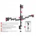 Кронштейн для мониторов Arm Media LCD-T16 черный 15"-32" макс.40кг настольный поворот и наклон верт.перемещ.
