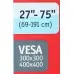 Кронштейн для телевизора Holder LCDS-5070 металлик 37"-55" макс.45кг настенный фиксированный
