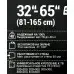 Кронштейн для телевизора Holder LCD-T4612 черный 32"-65" макс.40кг настенный наклон