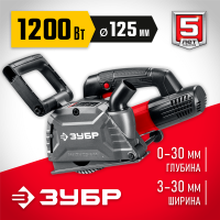 ЗУБР d 125 мм, 1200 Вт, 30 мм, штроборез (бороздодел) (ЗШ-30-1205 Т)