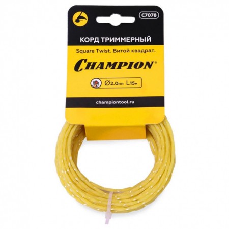 Корд трим.CHAMPION Square Twist 2.0мм *15м (витой квадрат) в мотке