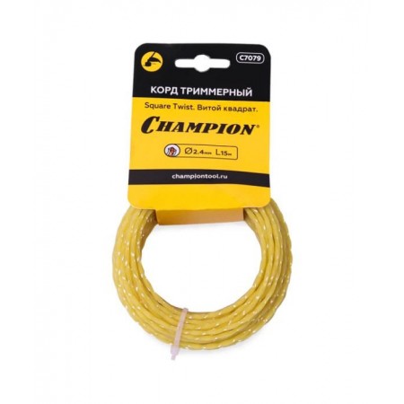 Корд трим.CHAMPION Square Twist 2.4мм*15м (витой квадрат) в мотке