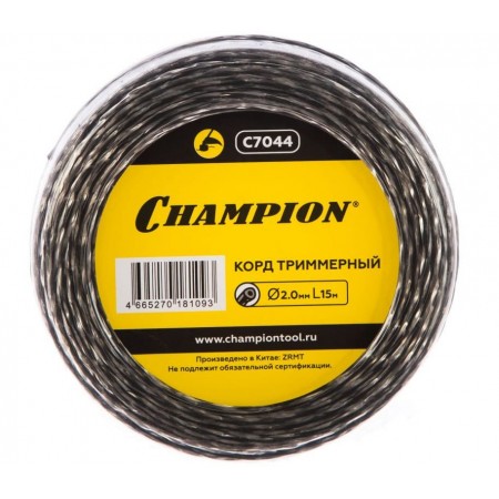 Корд трим.CHAMPION Tri-twist 2.0мм*15м (витой треугольник)