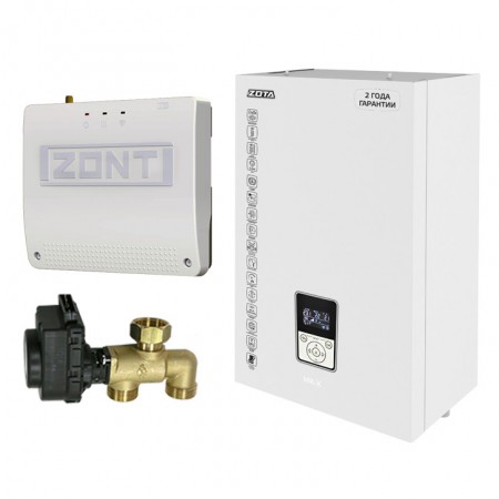 Миникотельная-SET ZOTA МК-X 12кВт (клапан ZOTA BPV+ZONT SMART 2.0 с OpenTherm ZOTA) ZM3468428012