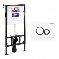 Инсталяция PESTAN SAVA FIX SLIM, клавиша смыва JEREZ, белый глянец/хром. матовый SET40006458_P Инсталяция PESTAN SAVA FIX SLIM, клавиша смыва JEREZ, белый глянец/хром. матовый SET40006458_P